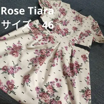 미사용 보관품 로즈 티아라 RoseTiara 꽃무늬 원피스 46