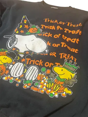 빈티지 USA제 스누피 맨투맨 snoopysweat 할로윈