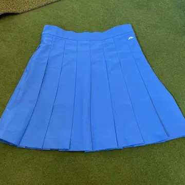 J.LINDEBERG 블루 플리츠 스커트 S