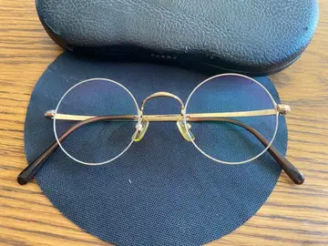 하쿠산 안경 라운드 안경 패션 안경 도수 없음