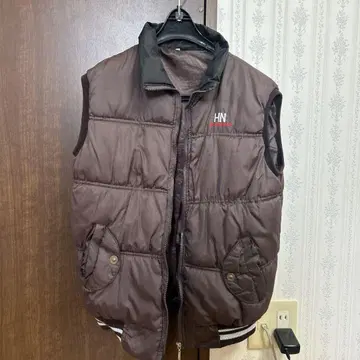 gaoji fushi SPORTSWEAR HN 브라운 퀼팅 베스트
