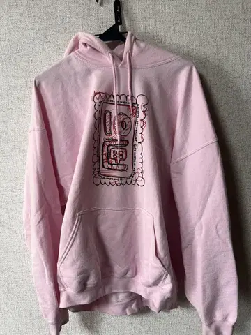 구제 의류 TENBOX 10 핑크 후드티