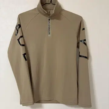 TAYLORMADE 베이지 하프 지퍼 셔츠