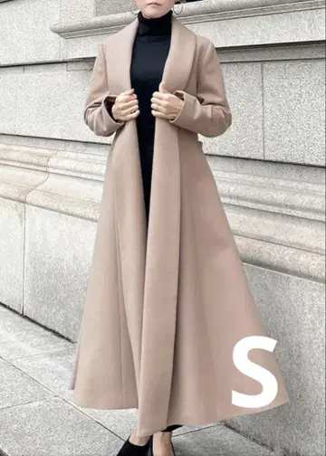 JENNE 울 코트 베이지 S 사이즈 새상품급