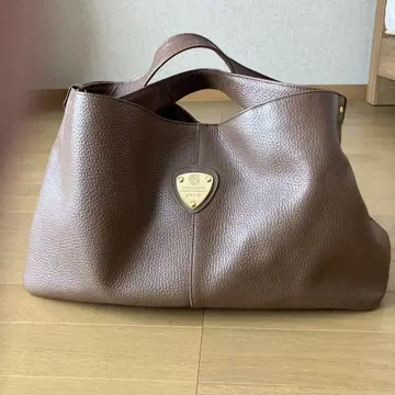 ATAO 브라운 가죽 토트백