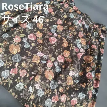 미사용 보관품 로즈 티아라 RoseTiara 스커트 꽃무늬 46