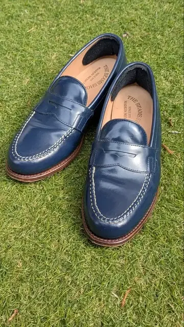 빔즈 BEAMS / 페니 로퍼 NAVY 27cm