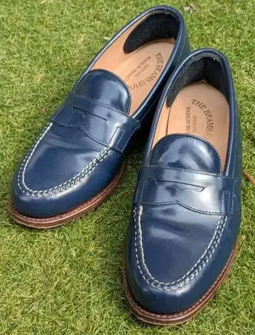 빔즈 BEAMS / 페니 로퍼 NAVY 27cm