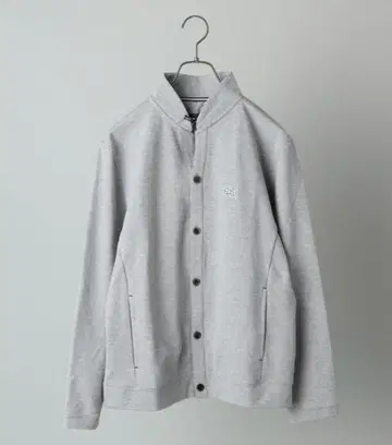 SHIPS: 밀라노 리브 저지 와펜 스탠드 가디건 그레이 L