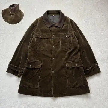 분위기 발군 헌팅 자켓 코듀로이 카키 브라운 밀리터리