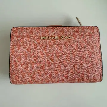 MICHAEL KORS 핑크 접이식 지갑