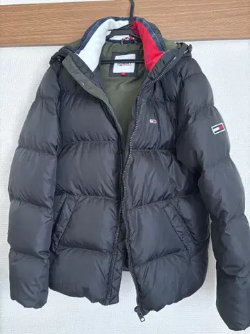 TOMMY JEANS 블랙 다운 자켓 M