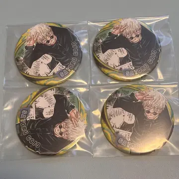 주술회전 고죠 사토루 캔뱃지 HEROS