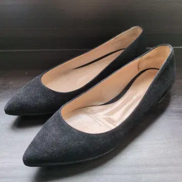 Gianvito Rossi 스웨이드 스틸레토 플랫슈즈