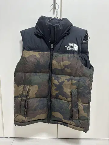 THE NORTH FACE 다운 베스트 S 사이즈 카모플라쥬