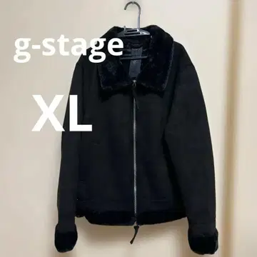 새상품 지스테이지 블랙 퍼 자켓