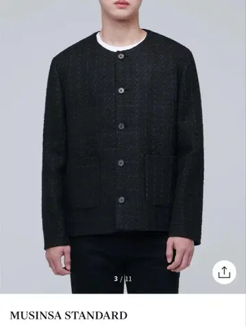 MUSINSA STANDARD 노카라 자켓