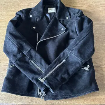 TOMORROWLAND 블랙 더블 라이더 자켓