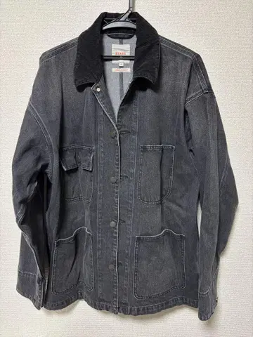 [ 새상품급 ] BEAMS 다크 그레이 데님 자켓 M