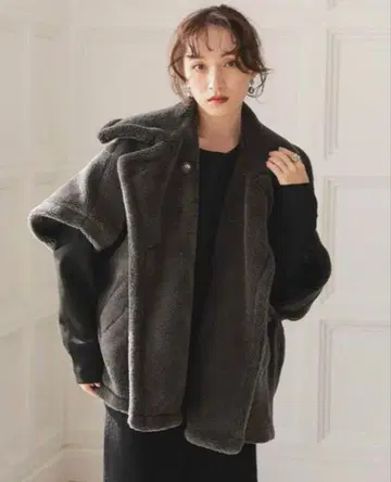 Donoban 테디베어 케이프 코트