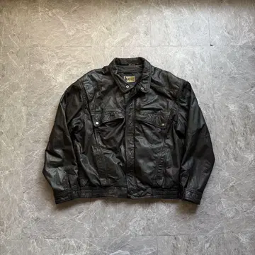 rage leather jacket vintage 짧은 기장