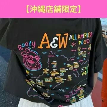 [매장 한정판] A&W 오키나와 티셔츠 L 사이즈