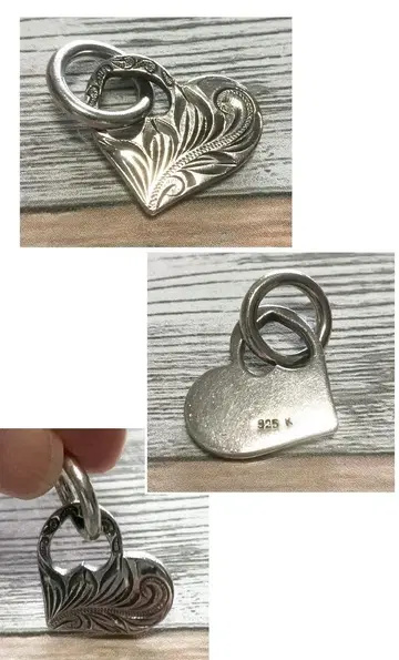 하와이안 주얼리 빅 하트형 탑 이브시 가공