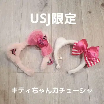 [ USJ 한정판 ] 키티 고양이 귀 머리띠 2세트