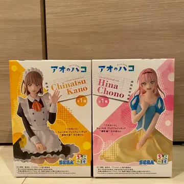 새상품 미개봉 푸른상자 사슴노 치카 나비노 히나 피규어 2개 세트