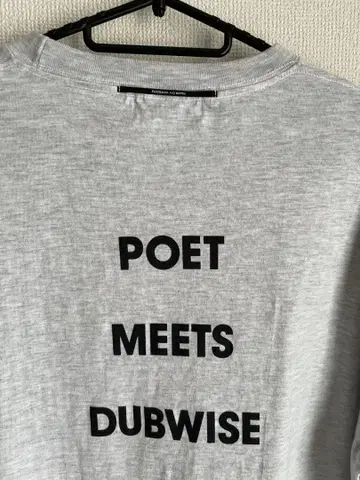 POET MEETS DUBWISE 긴팔T셔츠 애쉬 그레이