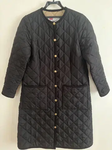 Traditional Weatherwear 노카라 퀼팅 코트