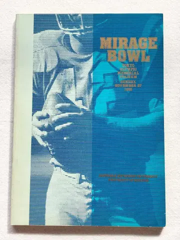 1983 MIRAGE BOWL 프로그램