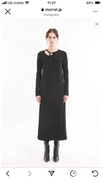 신상 Twist Fantasy Dress 블랙 사이즈 2