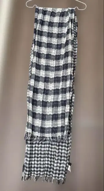 스톨_파랑 체크
