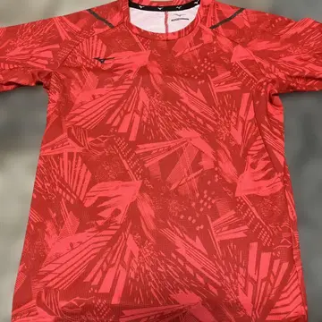 미즈노 QUICKDRY PLUS 레드 T셔츠 L