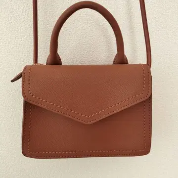 natural beauty basic 미니 숄더백 브라운