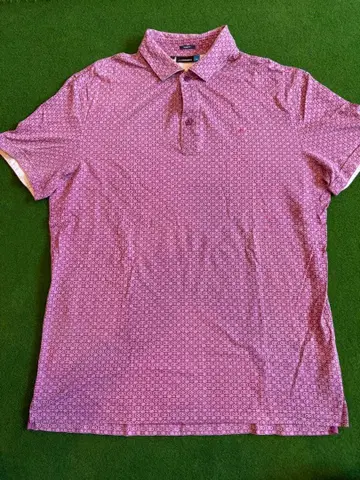 최종 가격 인하! J. Lindeberg 퍼플 셔츠