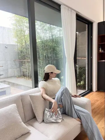 Qung 라이크라빗 샤기 knit
