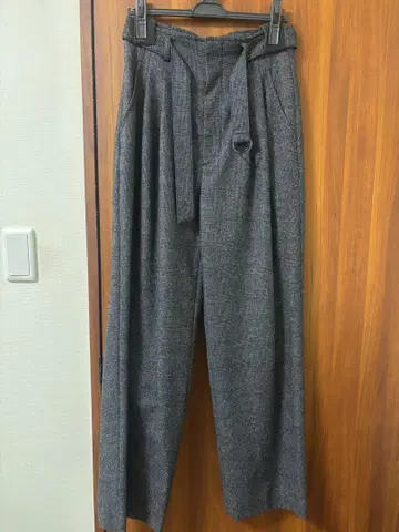 steven alan 멜란지 트위드 스트레이트 팬츠