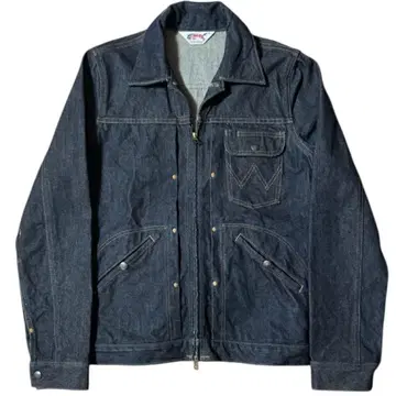 다크 네이비 Wrangler 11MJZ  택 복각 W-ZIP 사이즈 M