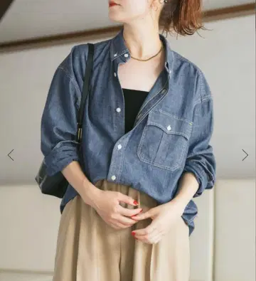 Spick and Span 리바이스 별주 데님 셔츠 XS