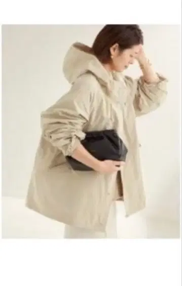 플라주 발수 하프 모즈 코트