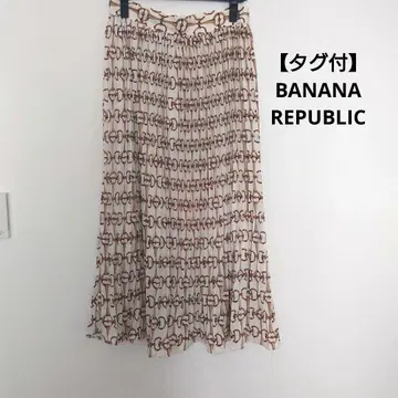 [ 택 포함 새상품 ] BANANA REPUBLIC 플리츠 롱 스커트