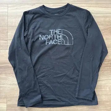 THE NORTH FACE 블랙 긴팔 티셔츠 여성용 XL