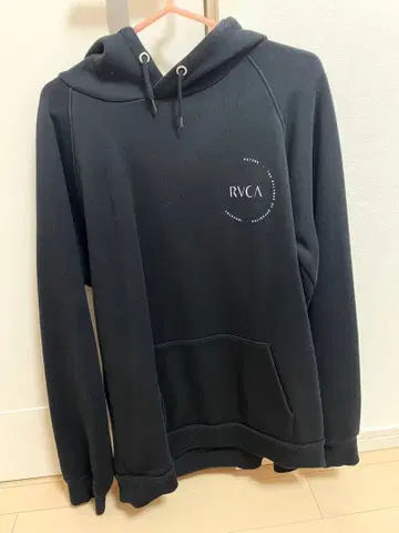 RVCA 블랙 후드티 후드 당일 발송