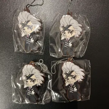 Dr.STONE 러버 키체인 제노 4개 세트