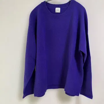 [ Spick&Span ] 울 캐시미어 크루넥 풀오버