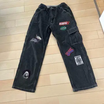 SEQUENZ 다크 그레이 카고 팬츠 L