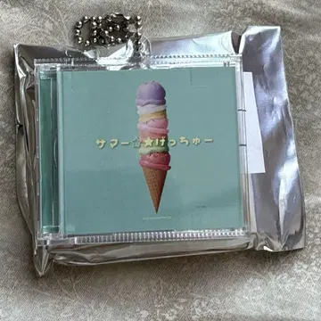 스파풀 CD 자켓풍 랜덤 아크릴 미니 키링 썸머 겟츄