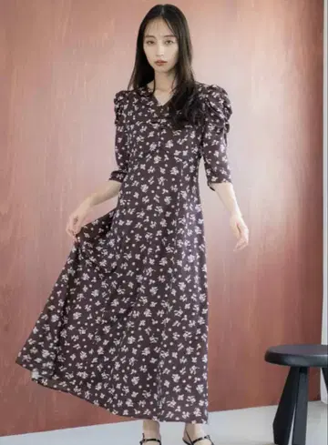 완판템 노엘라 베리 패턴 프린트 원피스 사이즈 M